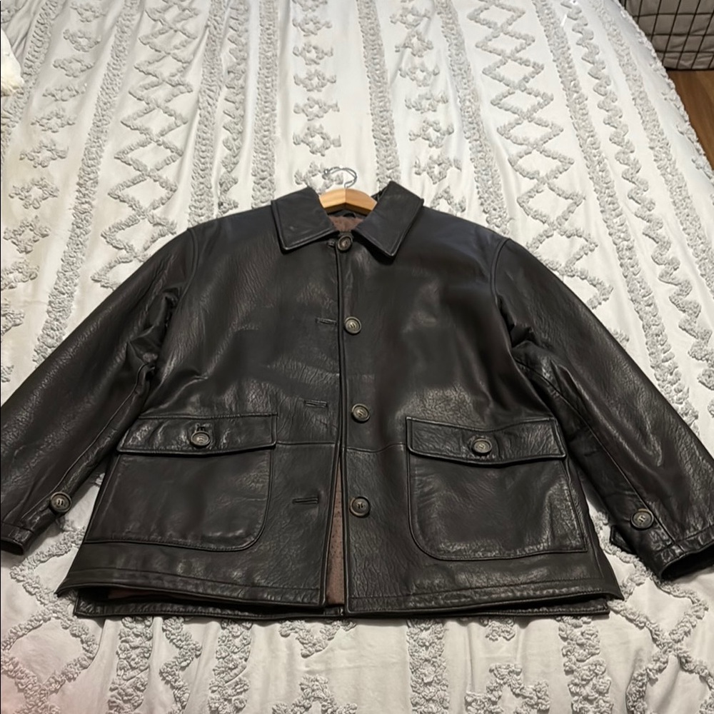 Dark Brown Leather Jacket